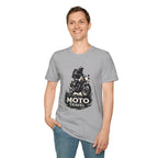 Moto Travel T‑Shirt — Vintage Motorcycle Rider Tee