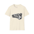 Soccer Graphic T‑Shirt — Retro Black & White Soccer Logo Tee