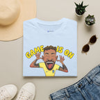 Soccer 'Game Is On' Graphic funny figure design  T‑Shirt