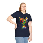 Kids Mascot Team T-Shirt — Cheerful Moose, Cheetah & Eagle Design