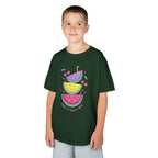 Kids T-Shirt — Cute Stacked Watermelon Illustration with "Sweet Things" Text