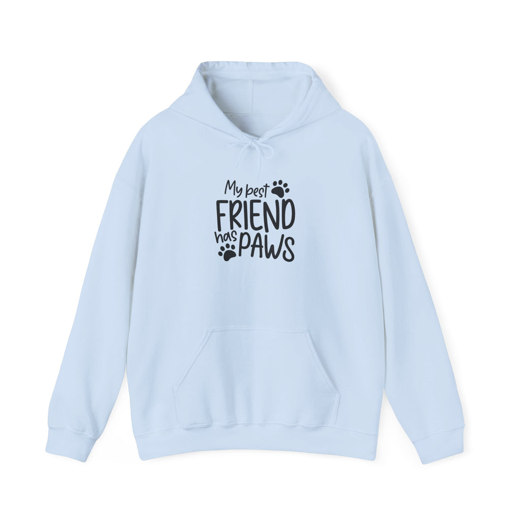 My Best Friend Has Paws Hoodie — Cute Paw Print Pet Lover Sweatshirt