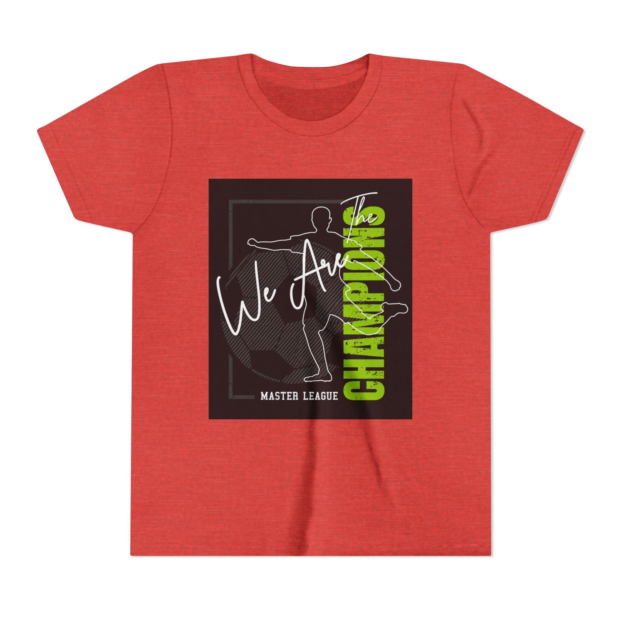 Youth Tee — "We Are Champions" Soccer Champion Graphic Shirt