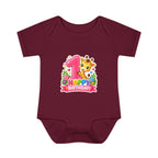 1st Birthday Baby Bodysuit - Happy Birthday Giraffe Onesie