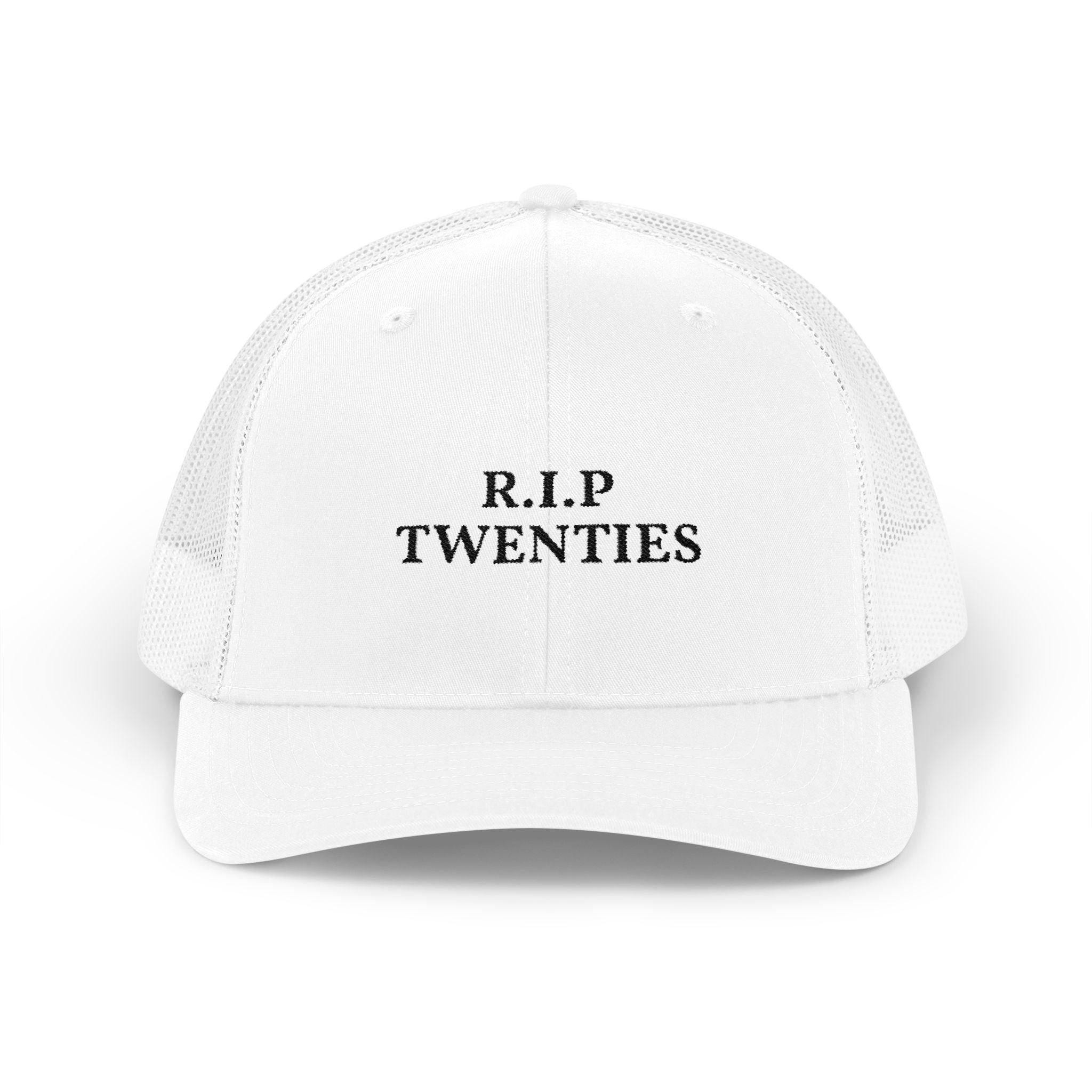 R.I.P. Twenties embroidered trucker cap
