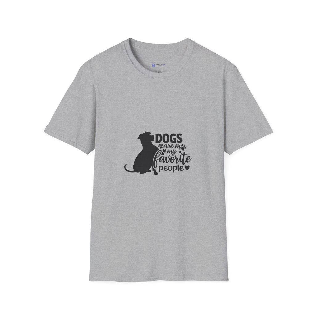 Dog Lover T-Shirt — “Dogs Are My Favorite People” Graphic Tee