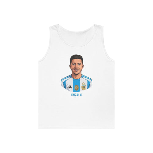 "I am Here to Stay" Argentina Soccer Star Tank Top — Jersey Portrait World Cup 2026.