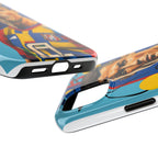 Portugal  legend Pop Art Tough Phone Case — Colorful Soccer Legend Protective Cover.