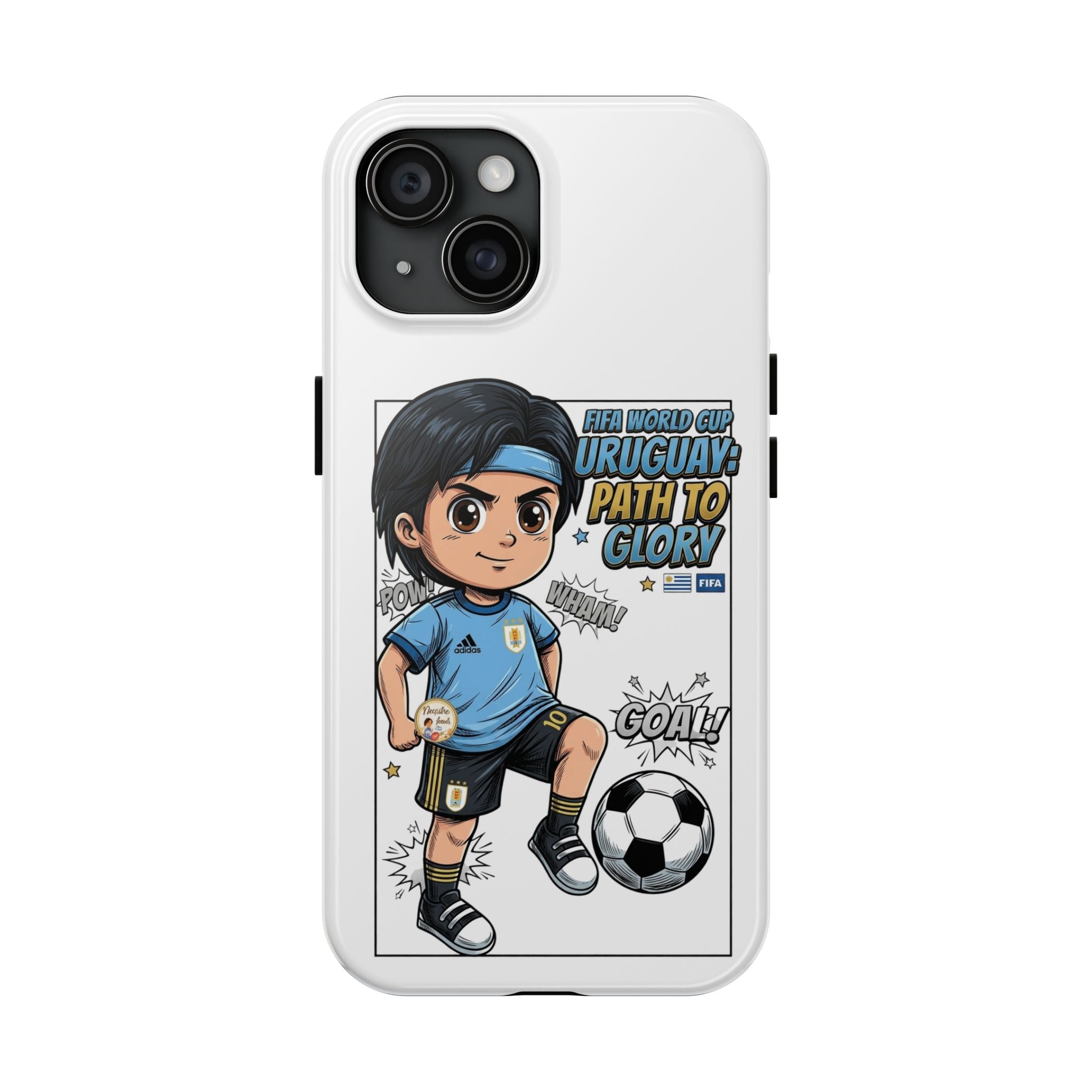 Uruguay Soccer Phone Case — Path to Glory "Goal!" Design