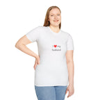 I  My Husband T-Shirt — Cute Romantic Tee for Wives, Anniversary & Valentine's Gift