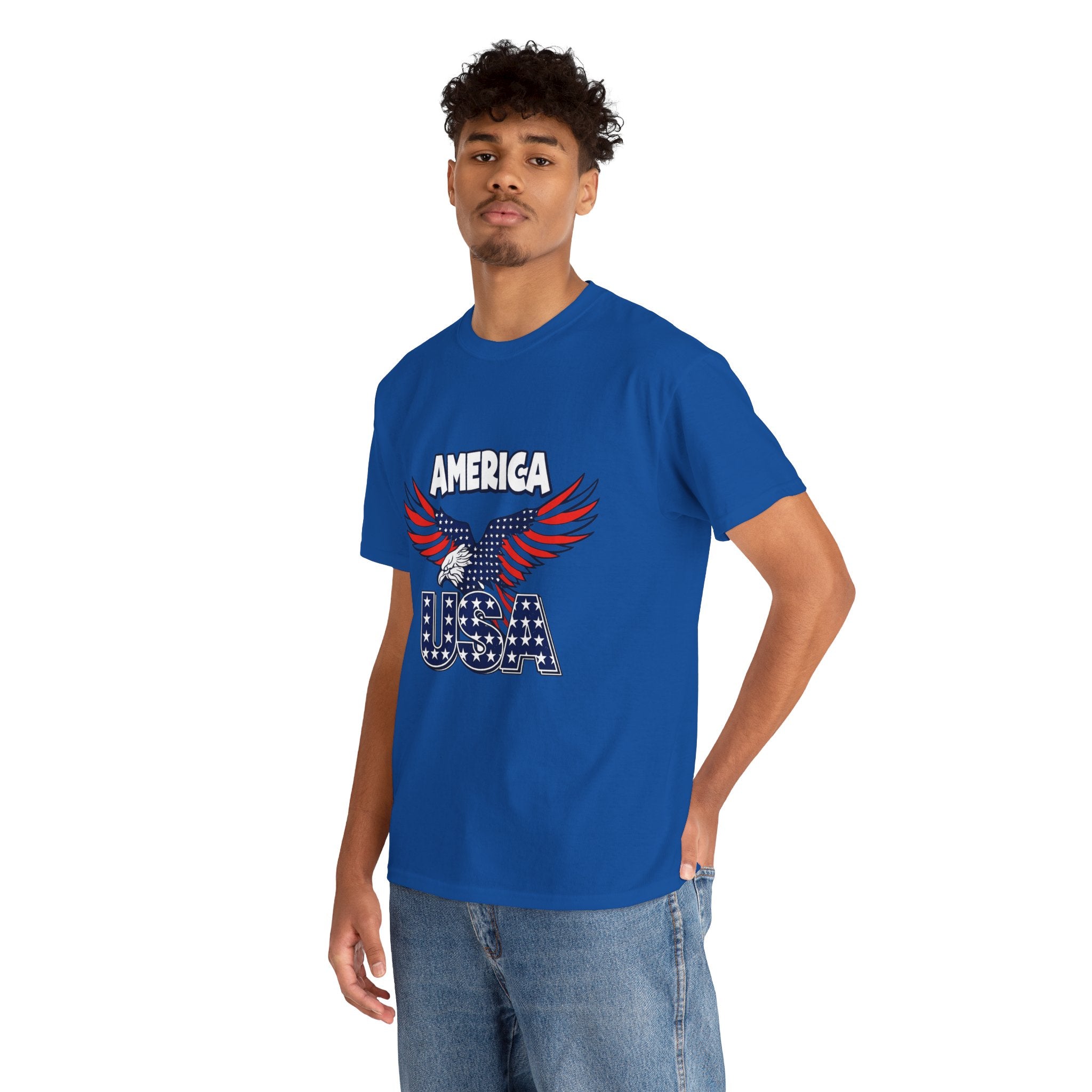 USA Eagle T-Shirt – America Patriotic Graphic Tee for 4th of July
