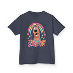 Scooby-Doo Kids T‑Shirt — Colorful Rainbow Cartoon Tee for Kids