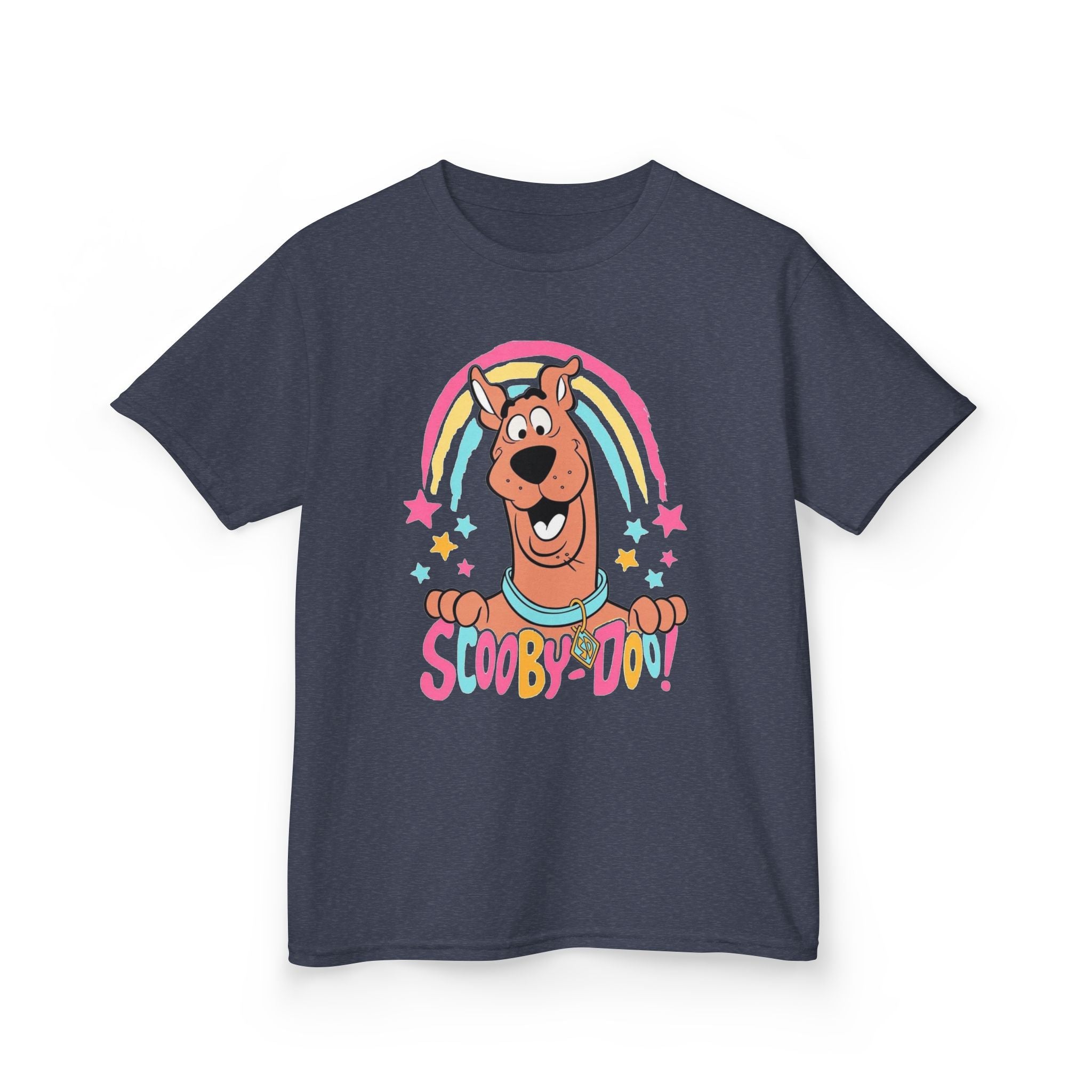 Scooby-Doo Kids T‑Shirt — Colorful Rainbow Cartoon Tee for Kids