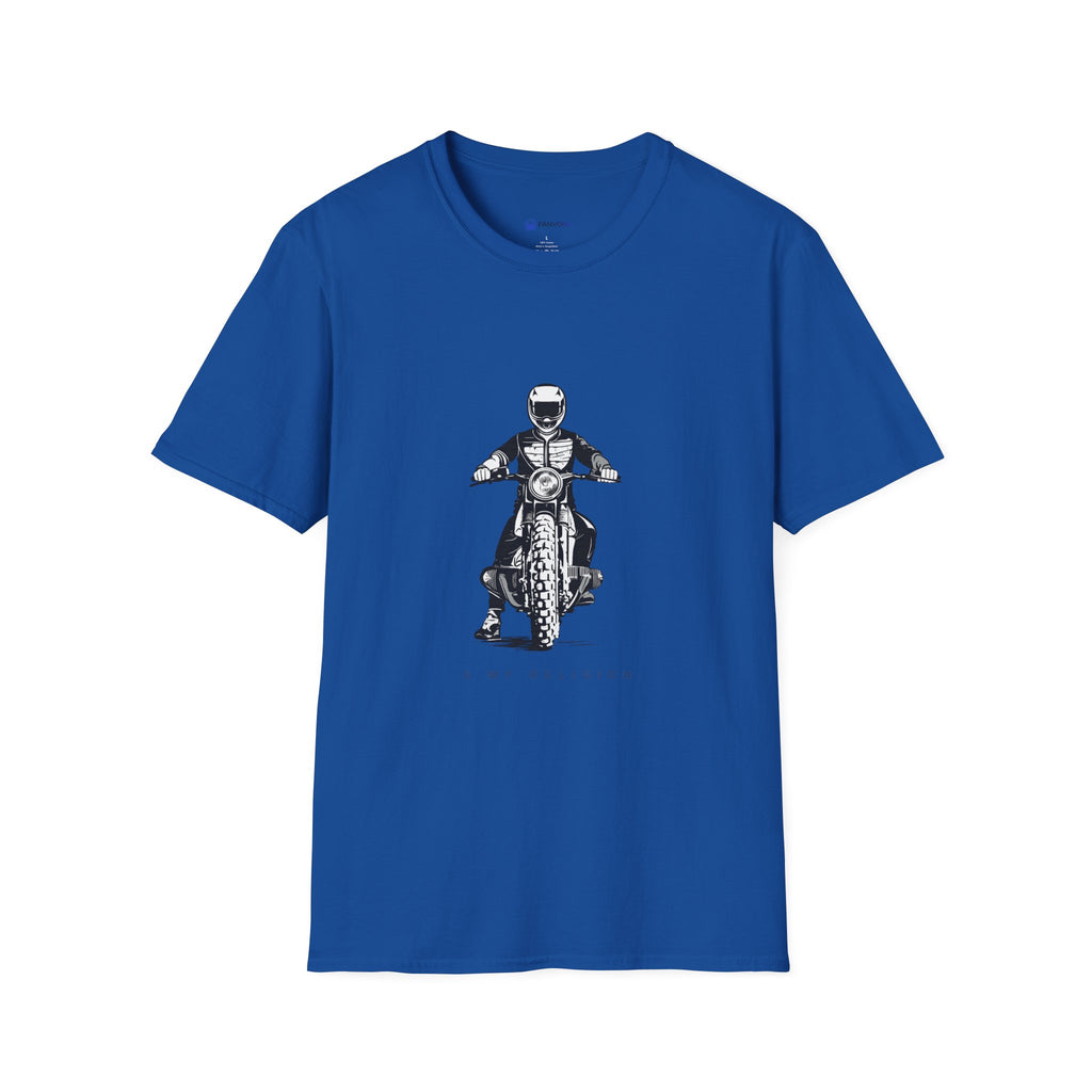 Motorcycle Rider T-Shirt — Vintage Biker Graphic Tee