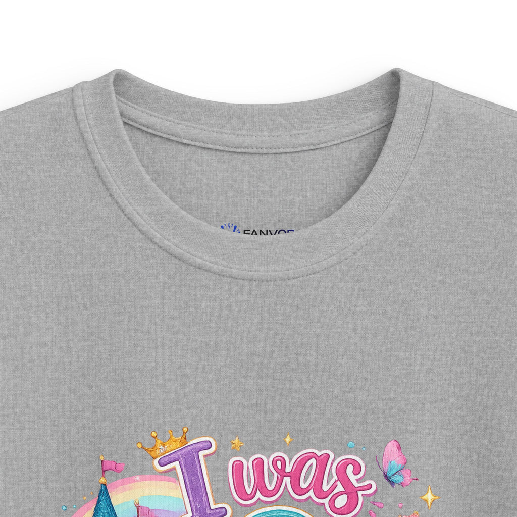 Girls' Princess 8th Birthday T-Shirt — "This Is How I Turn 8" Floral Castle Tee