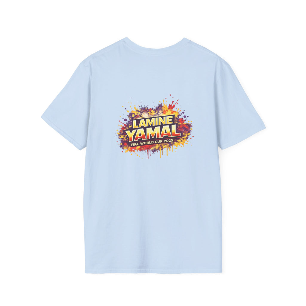 Soccer Player Portrait T-Shirt — 'Spain Legend' Watercolor Graphic Tee