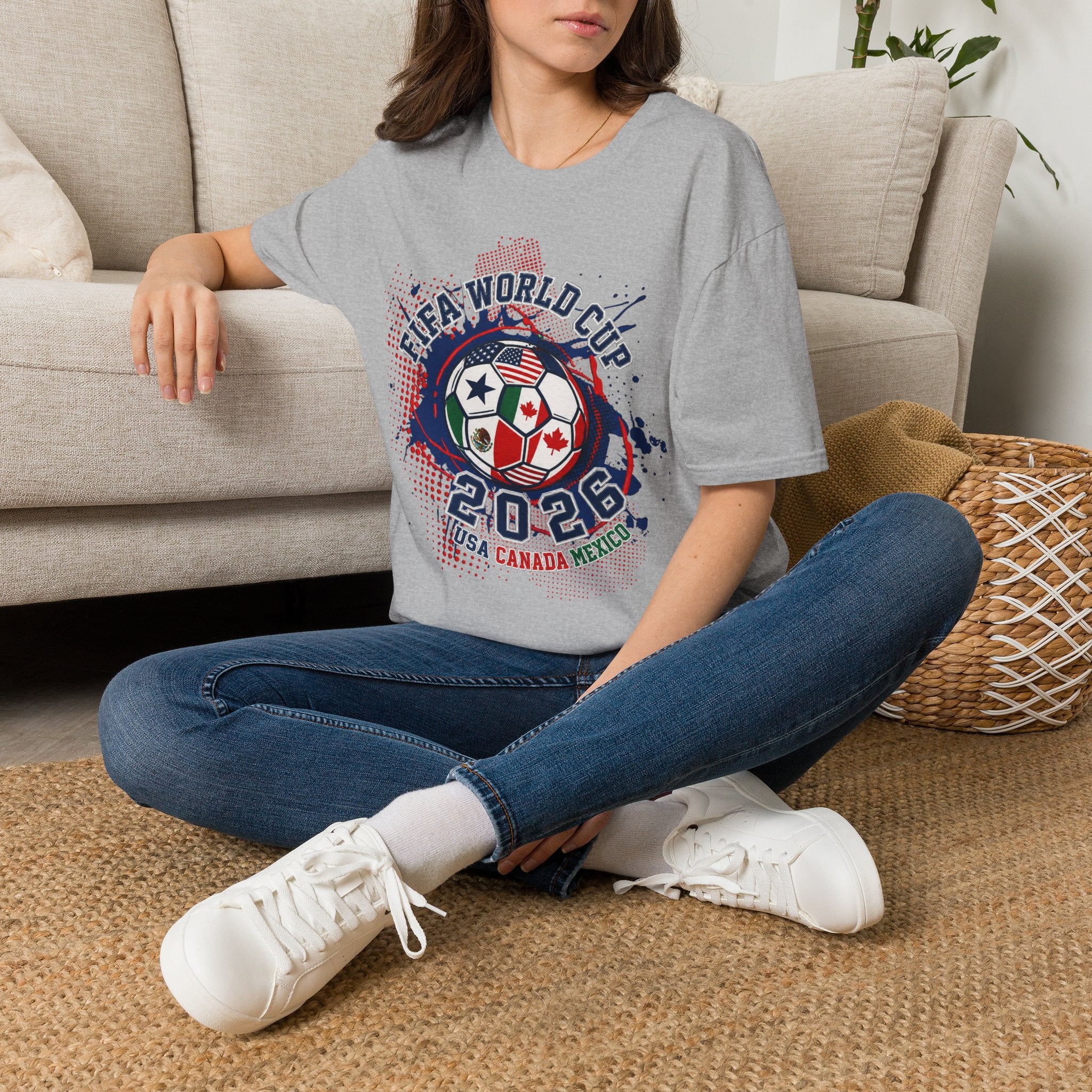 Soccer cup 2026 Tee — USA Canada Mexico Championship Design