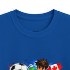Kids Soccer  2026 Tee cartoon character