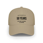 50 Years of Not Giving a Damn embroidered cap
