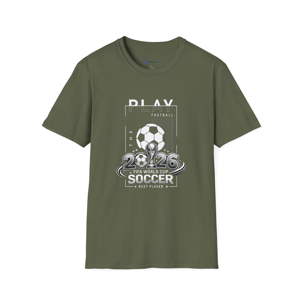Soccer Play Football T-Shirt — simple elegant 2026 Design