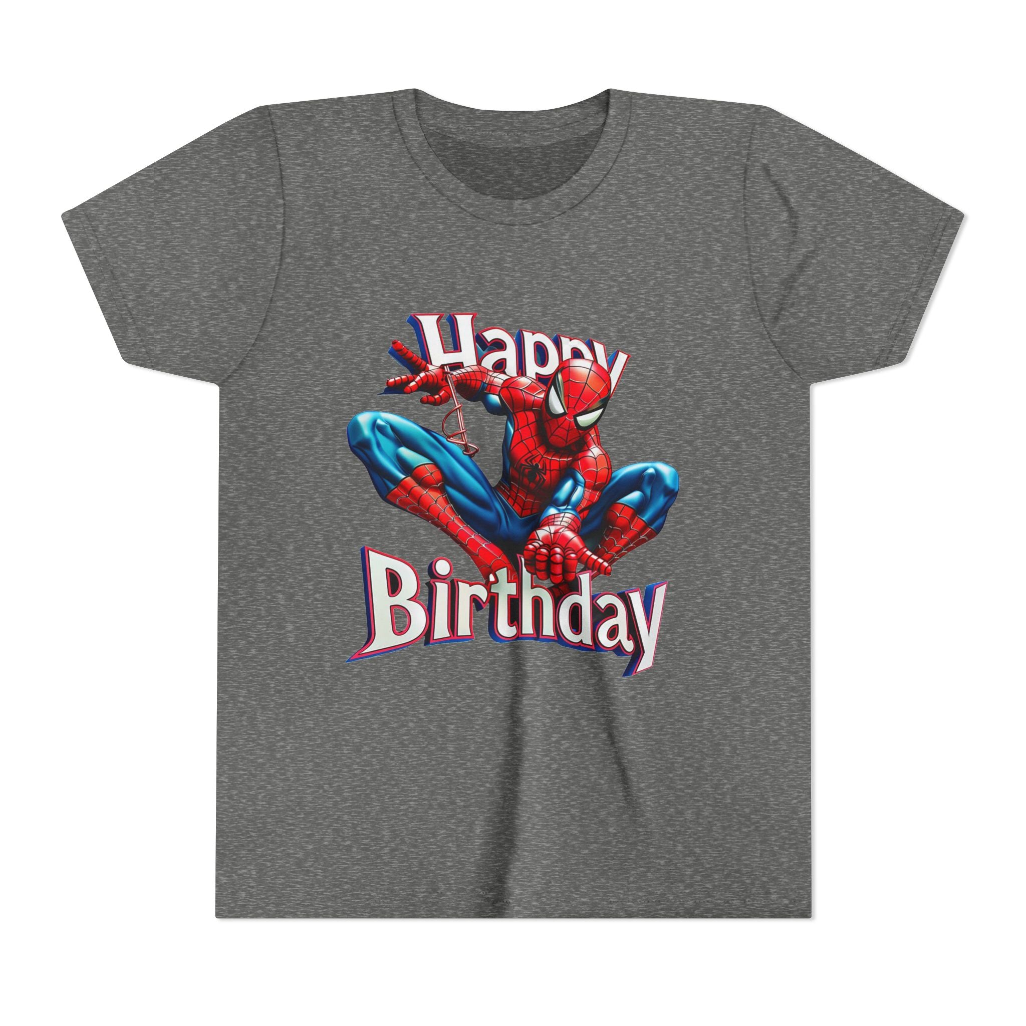 Spider Hero "Happy Birthday" Youth Tee