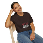 Gym Mode T-Shirt — Fitness Workout Tee with Dumbbell Graphic