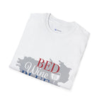 Red Wine Blue patriotic t-shirt design