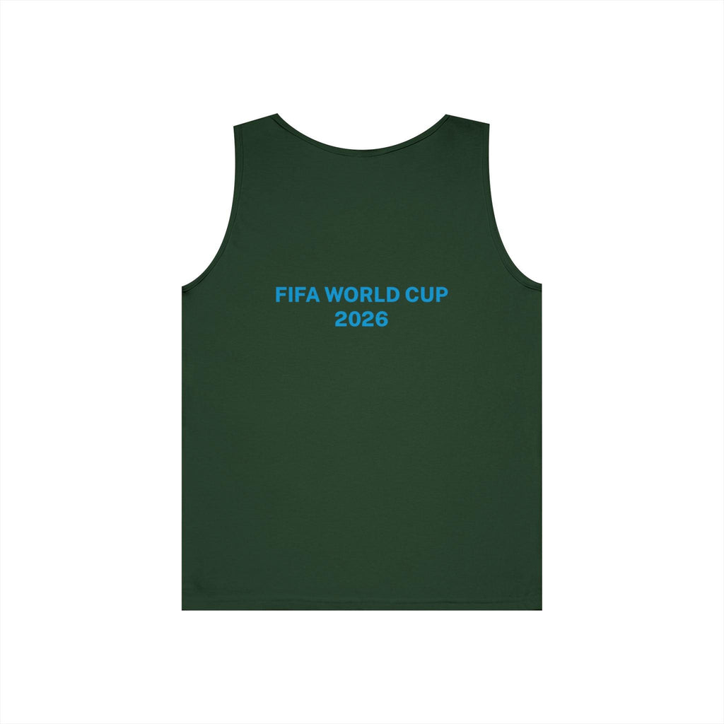 "I am Here to Stay" Argentina Soccer Star Tank Top — Jersey Portrait World Cup 2026.