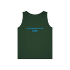 "I am Here to Stay" Argentina Soccer Star Tank Top — Jersey Portrait World Cup 2026.