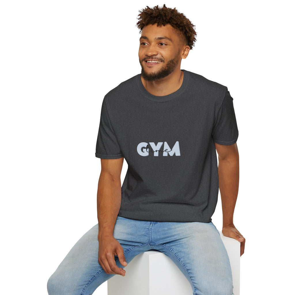 Gym Time T-Shirt — Minimalist Fitness Tee for Workout & Casual Wear