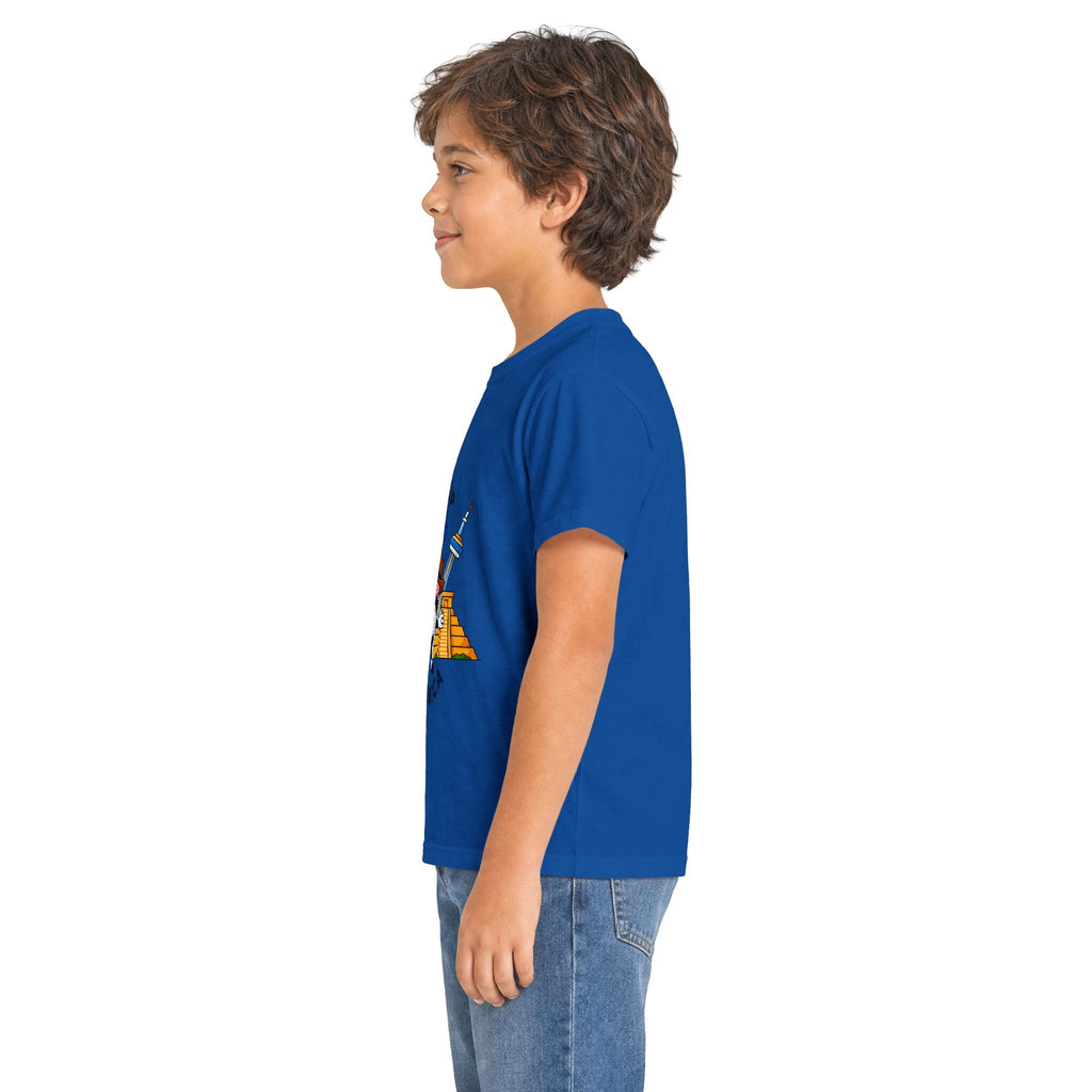 Kids Tee -  America Soccer Mascot & Landmarks