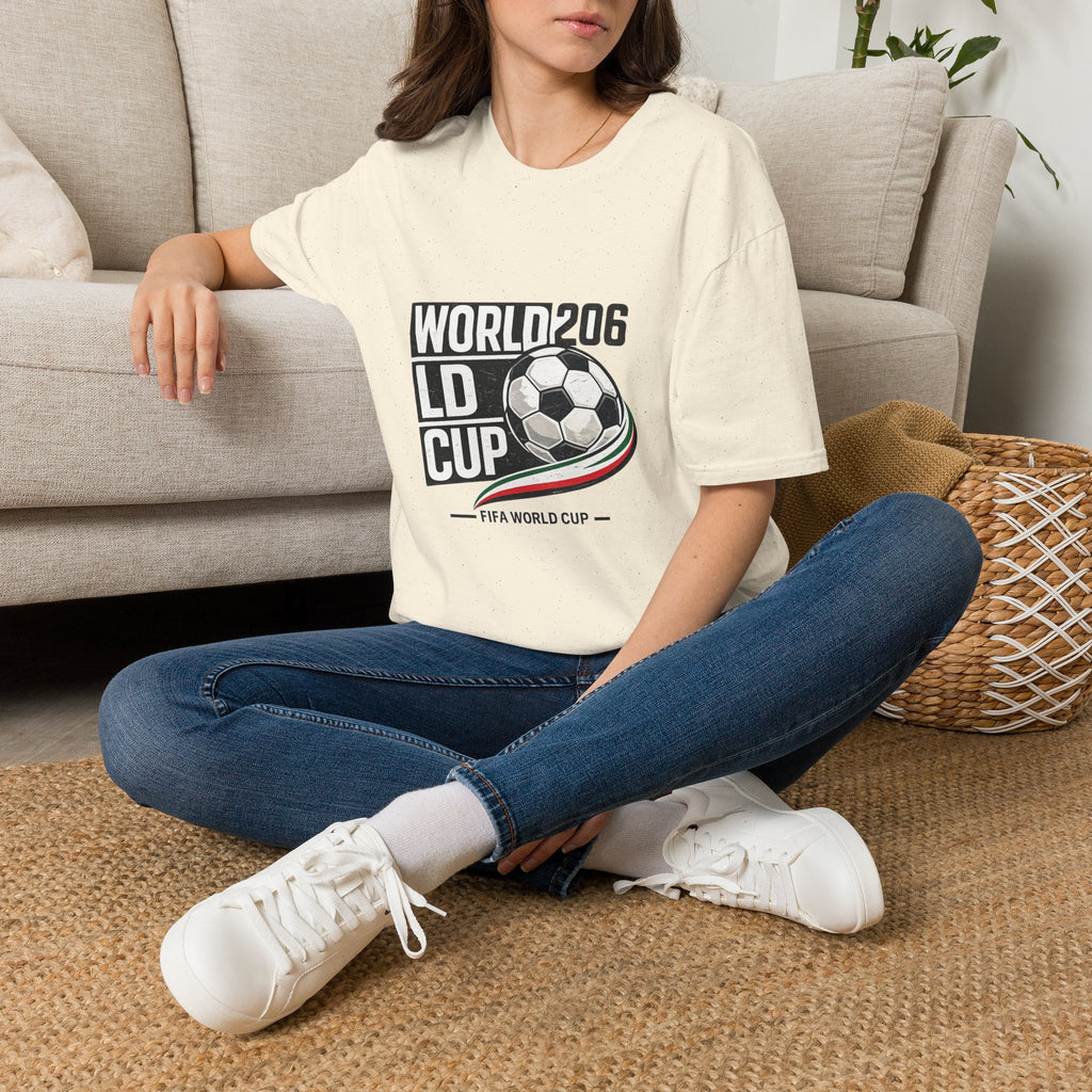 World 206 LD Cup Soccer T-Shirt — soccer Graphic Tee