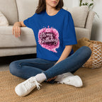 Birthday T-Shirt — “It's My Birthday” Pink Crown Celebration Tee