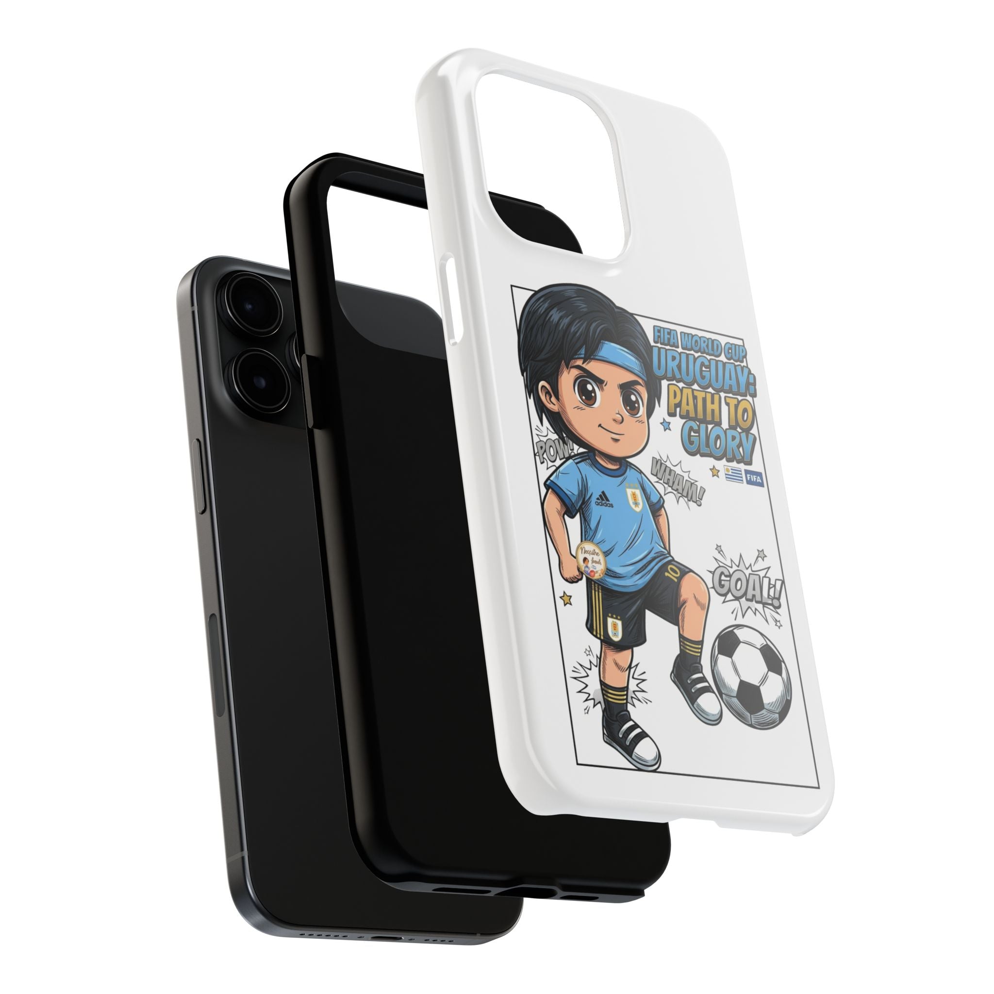 Uruguay Soccer Phone Case — Path to Glory "Goal!" Design