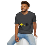 Weightlifting Heart Barbell T-Shirt — Fitness Gym Crusher Tee