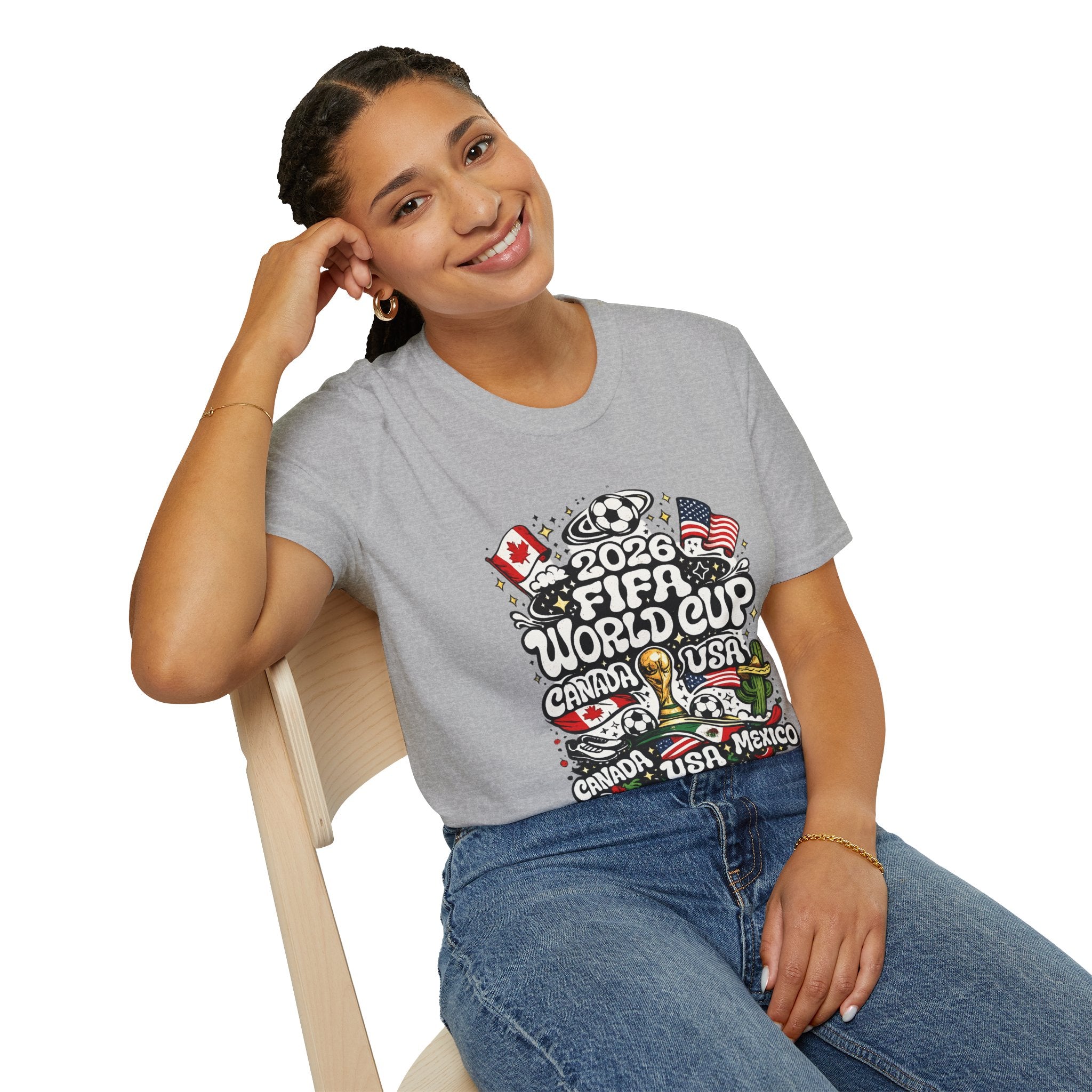 soccer T-Shirt — Canada USA Mexico Fans Shirt