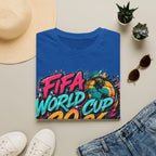 Soccer 2026 T-Shirt —  Bright color splash Graphic Tee.