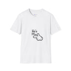 He’s Mine T-Shirt — Cute Couple Graphic Tee with Pointing Hand