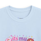 Kids 10th Birthday T-Shirt — “It's My 10th Birthday” Fun Donut Design