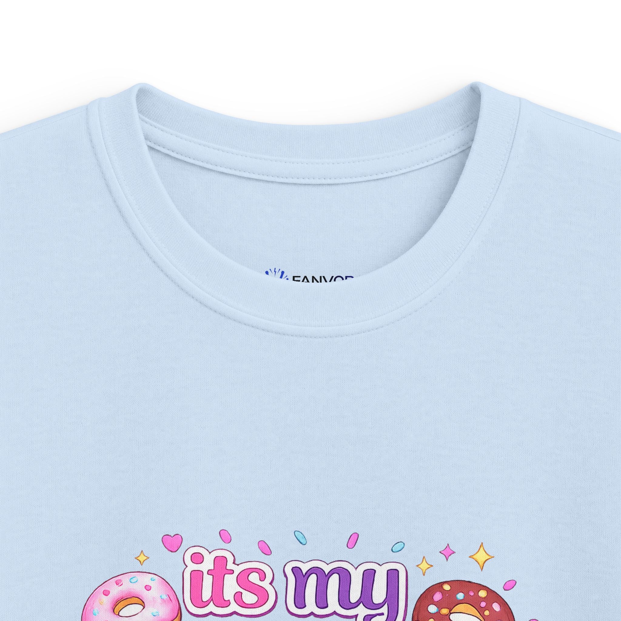 Kids 10th Birthday T-Shirt — “It's My 10th Birthday” Fun Donut Design