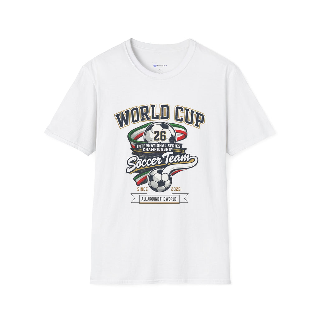 Soccer Team T‑Shirt – Vintage International Series Championship Design