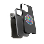 Matte Black iPhone Tough Cases 12 to 17 Pro Max  — "King of Pop Forever" Retro Pop Art Phone Case