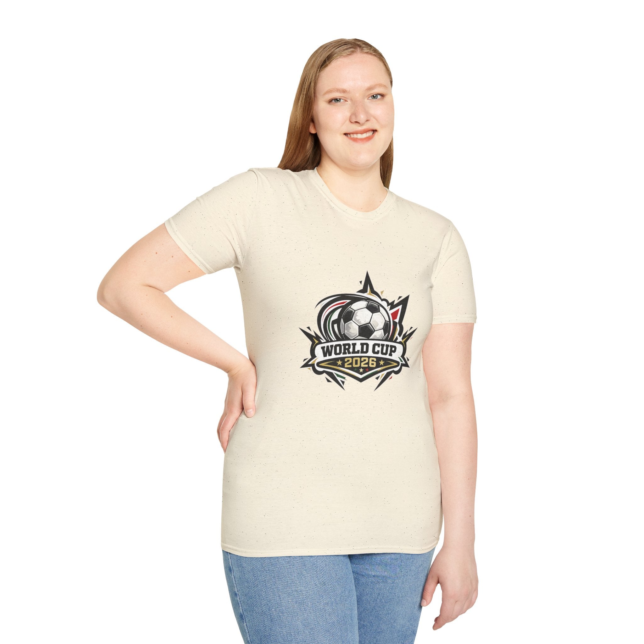 Soccer Cup 2026 Soccer T-Shirt — Retro Emblem Football Tee
