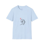 Archer Stick Figure T-Shirt — Cute Cupid Arrow Valentine Tee