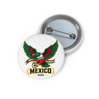 Mexico 2026 Eagle Soccer Pin Button — Football Fan Lapel Badge