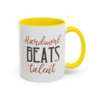 Inspirational "Creativity Never Goes Out of Style" Accent Coffee Mug (Black Handle).