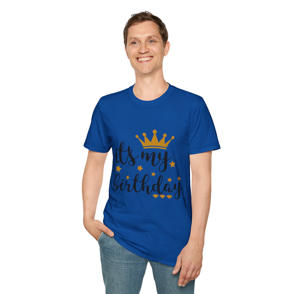 Birthday Tee — “It's My Birthday” Crown Graphic T-Shirt