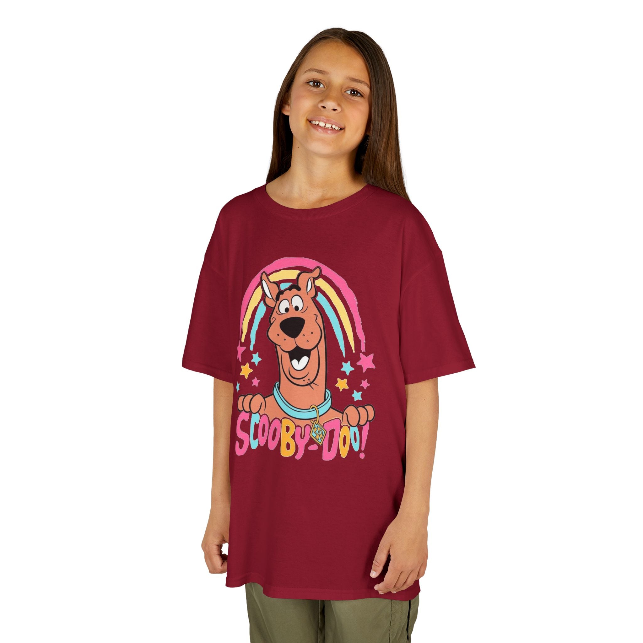Scooby-Doo Kids T‑Shirt — Colorful Rainbow Cartoon Tee for Kids