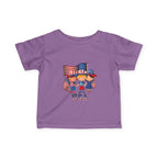 Infant 4th of July Tee — Cute USA Baby Patriotic Shirt.