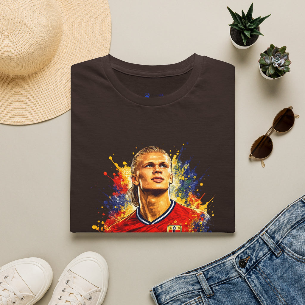 Norway legend Soccer T‑Shirt — Watercolor Portrait Football Tee